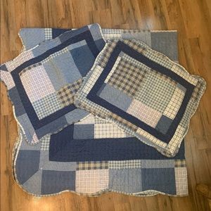 Full Size Patch Quilt & Shams
